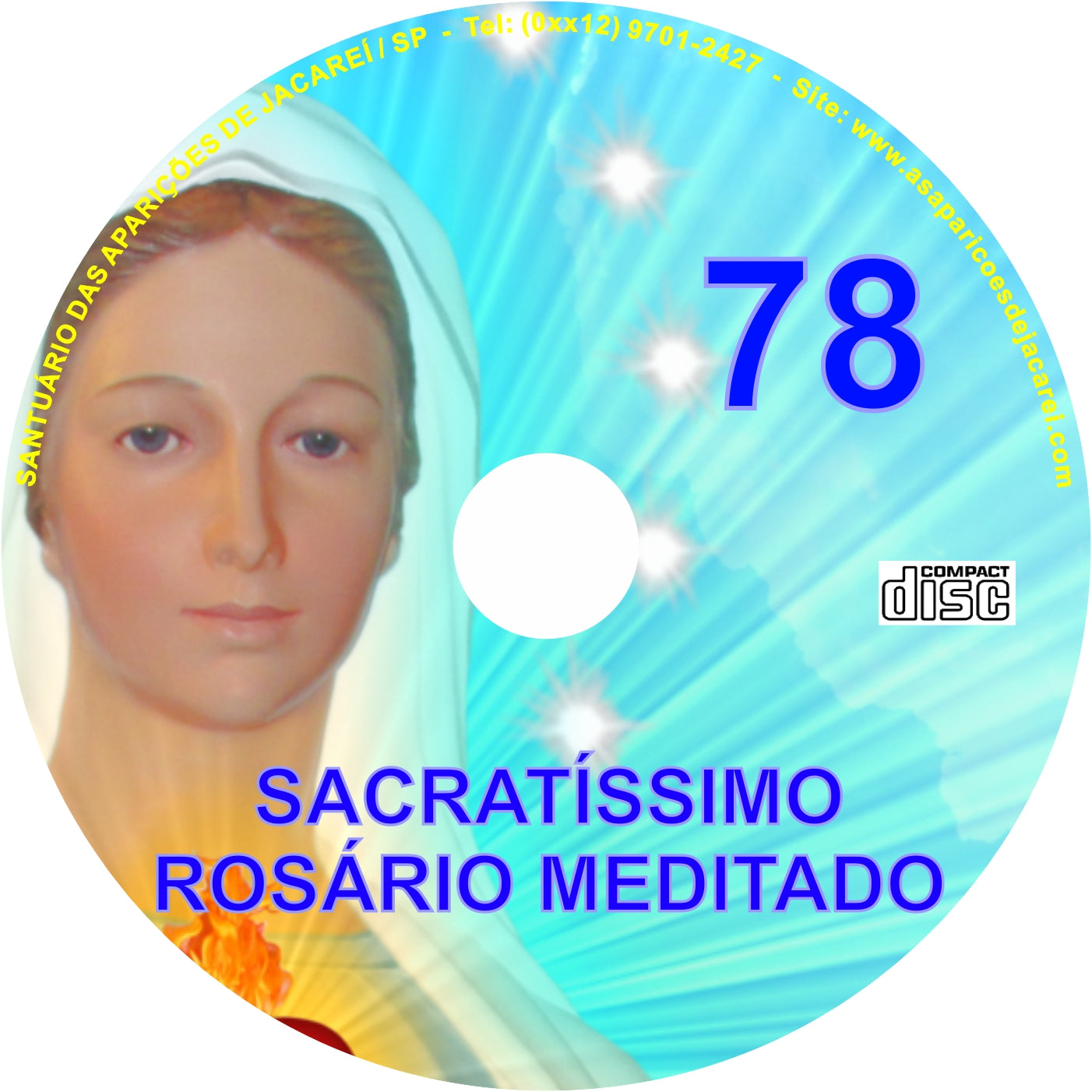 CD Rosário Meditado 078 CD Rosário Meditado 078